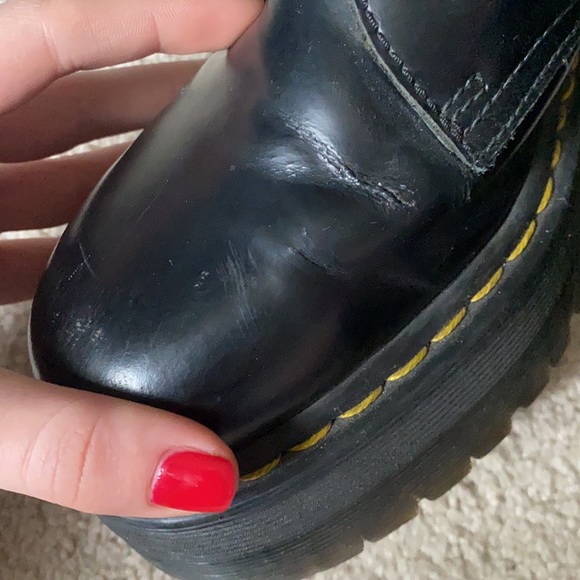 Doc Martens Black Platform Jadon Leather Boots European 41 - Picture 3 of 9